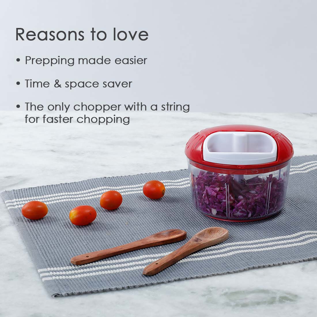 String Fruits and Vegetables Chopper Jumbo