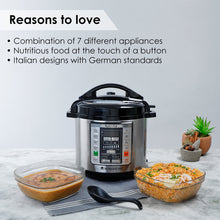 गैलरी व्यूवर में इमेज लोड करें, Nutri-Pot Electric Pressure Cooker with 304 Stainless Steel pot, 6L