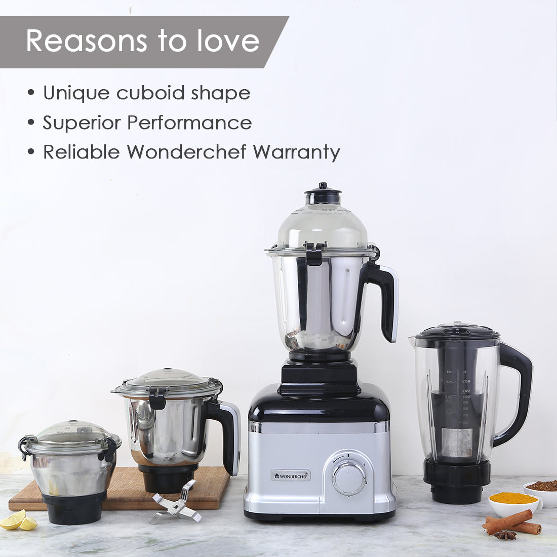 Sumo Silverado 1000 Watts Mixer Grinder