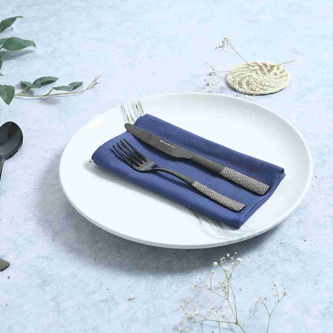 Como Napkins - Blue (Set of 6)