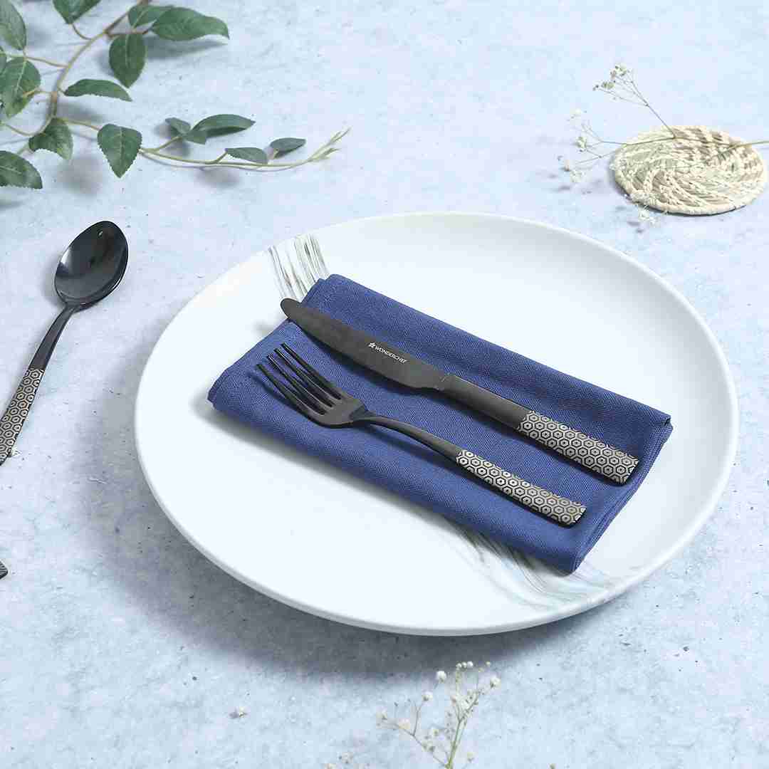 Como Napkins - Blue (Set of 6)