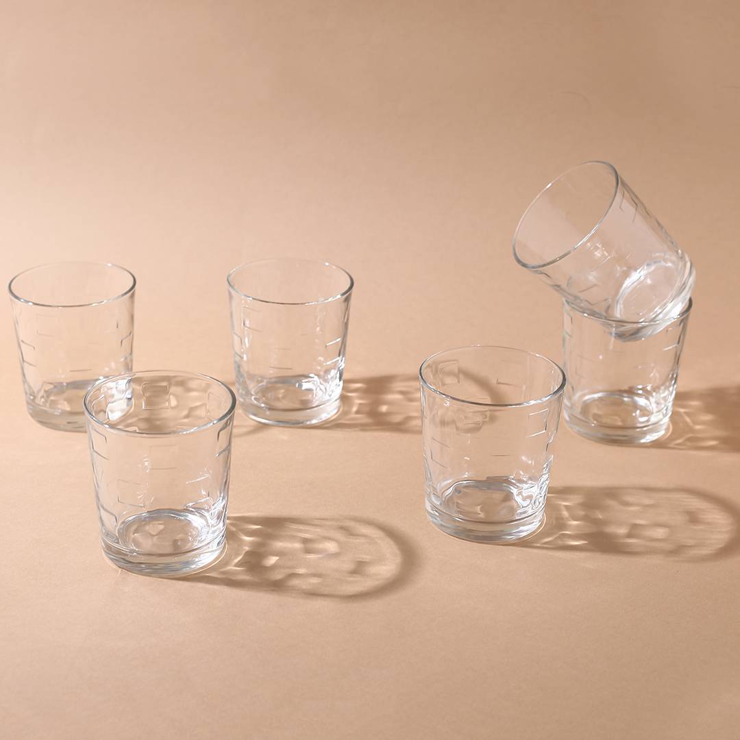 Modena Whiskey Tumbler 280 ml (Set of 6)