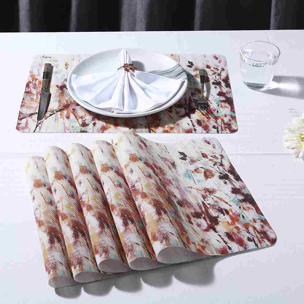 Valentina Printed - Abstract Placemat Set of 6