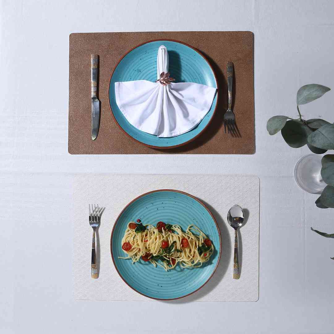 Valentina Reversible Diamond & Textured Placemat Set of 6