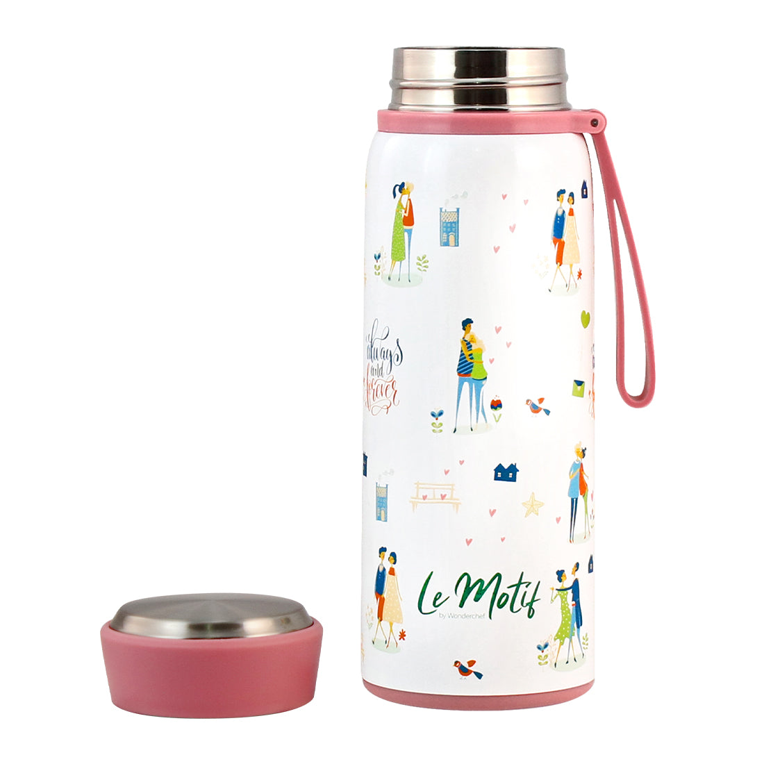 Wonderchef Le Motif - L'Amour Vacuum Bottle 420ML - Wonderchef