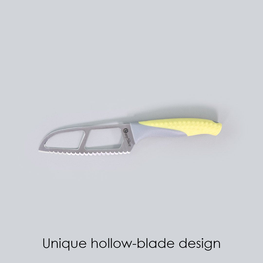 6" Easy Slice Knife (Green) and 4" Easy Slice Knife (Yellow)