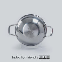 Load image into Gallery viewer, Stanton Stainless Steel Non-stick Kadhai With Lid- 28cm, 3.4L, 2.5mm