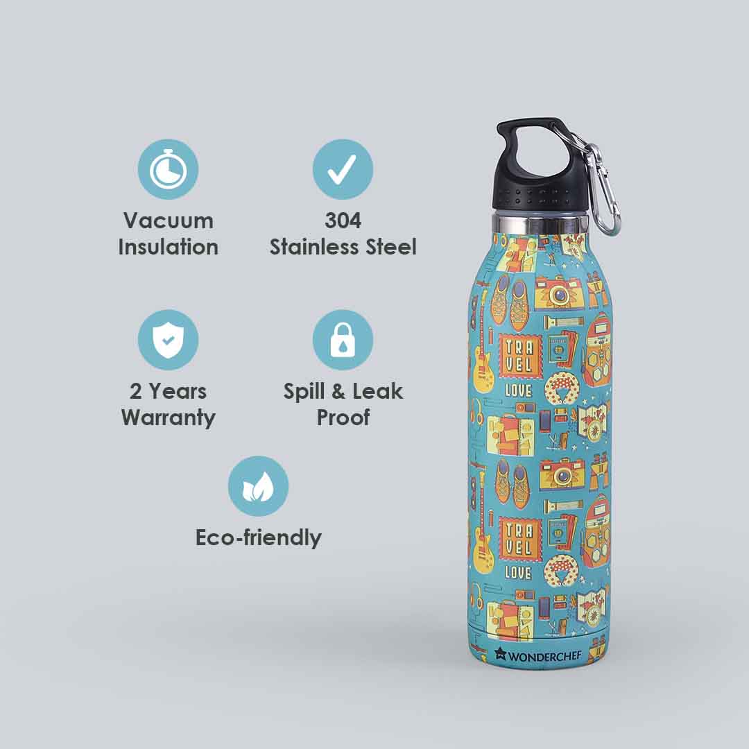 Urban Nomad, 600ml, Double Wall Stainless Steel, Vacuum Insulated, Hot And Cold Flask, Your story