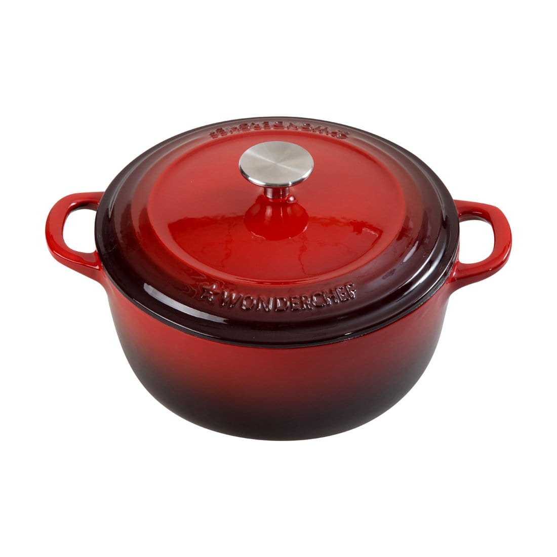 wonderchef-ferro-cast-iron-14cm-casserole-with-lid-0-8l-red