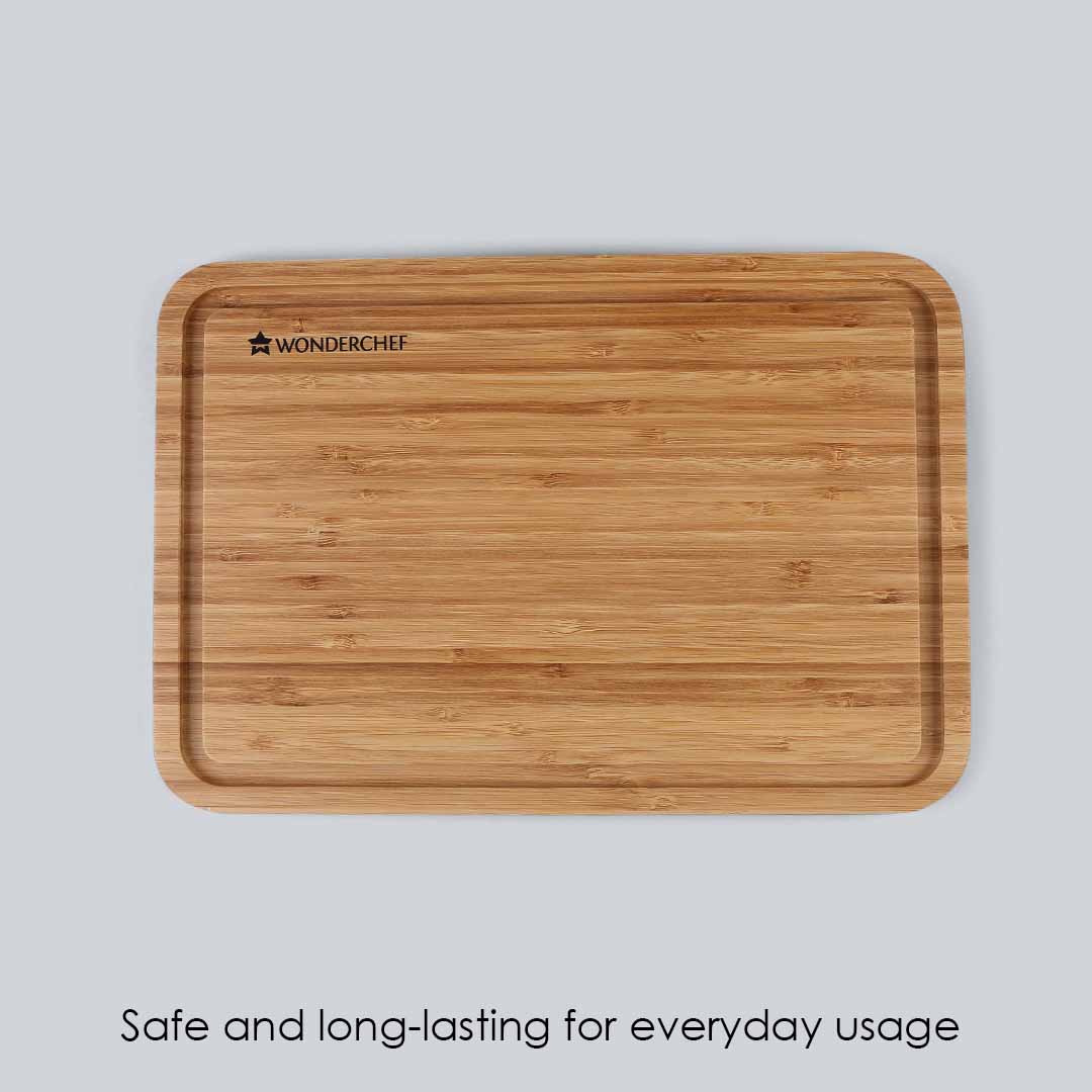 Razor Chopping Board, All Natural Bamboo, Oder and Bacteria resistant