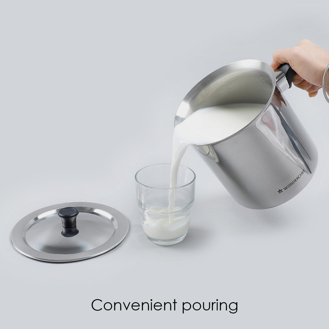 Stainless Steel Milk Boiler with Whistle- 2L