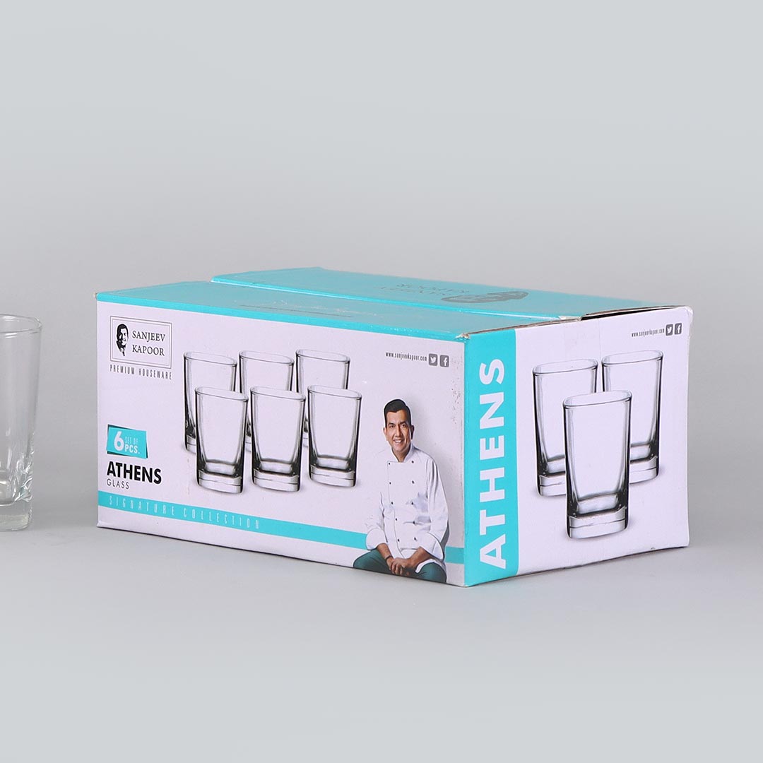 Athens Whisky Glass 260ml - Set Of 6 Pcs By Wonderchef