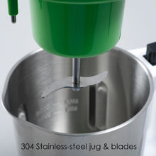 Load image into Gallery viewer, Soup Maker 1L, 800W, Green and Silver, Easy to use,