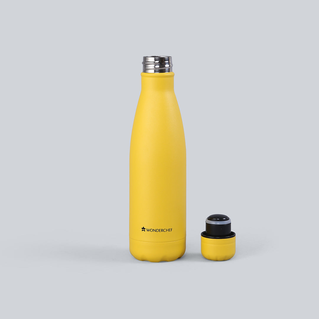 Sunny Spell, 500ml, Double Wall Stainless Steel, Vacuum Insulated, Hot And Cold Flask