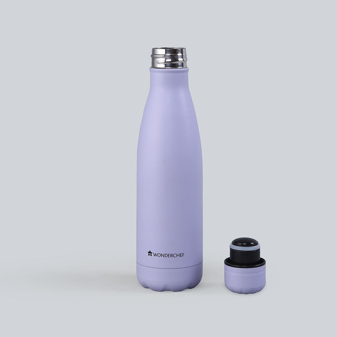 Purple Rain, 500ml, Double Wall Stainless Steel, Vacuum Insulated, Hot And Cold Flask