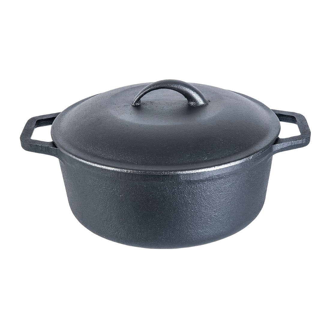 Forza Cast-iron Casserole With Lid, 25cm + Forza Cast-iron Dosa Tawa, 25cm+ Forza Cast-iron Kadhai, 24cm