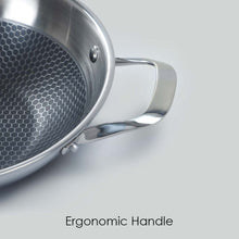 Load image into Gallery viewer, Stanton Stainless Steel Non-stick Kadhai With Lid- 28cm, 3.4L, 2.5mm