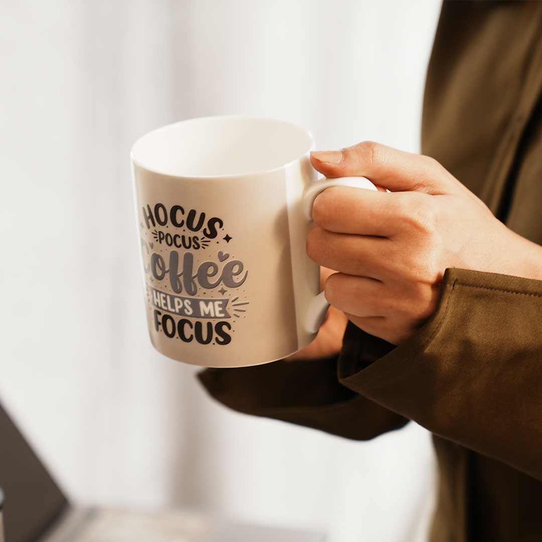 Sicilia Mug Hocus Pocus Coffee Helps Me Focus Mug 370 ml