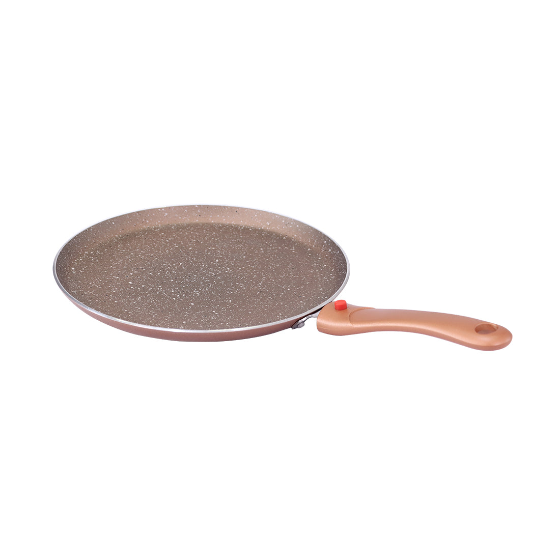 Ruby Plus Cookware Set Bronze 24 cm, Kadhai, Fry Pan, Dosa Tawa, Non-stick set of 3, Induction use, Tempered Glass Lid,