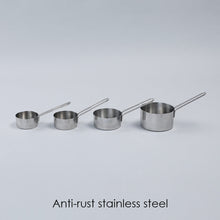 गैलरी व्यूवर में इमेज लोड करें, Ambrosia Stainless Steel Measuring Cups - Set of 4