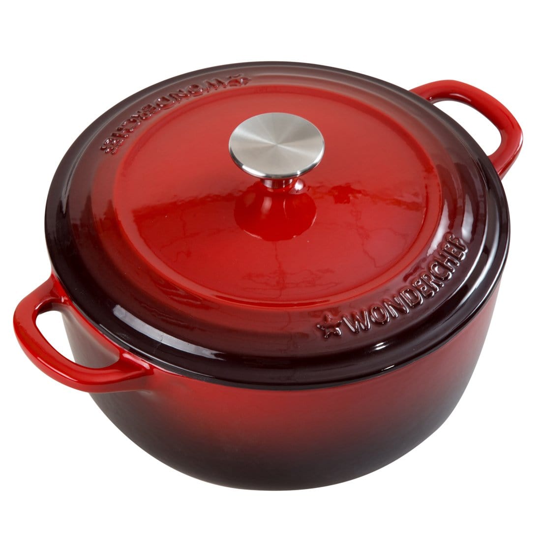 wonderchef-ferro-cast-iron-14cm-casserole-with-lid-0-8l-red