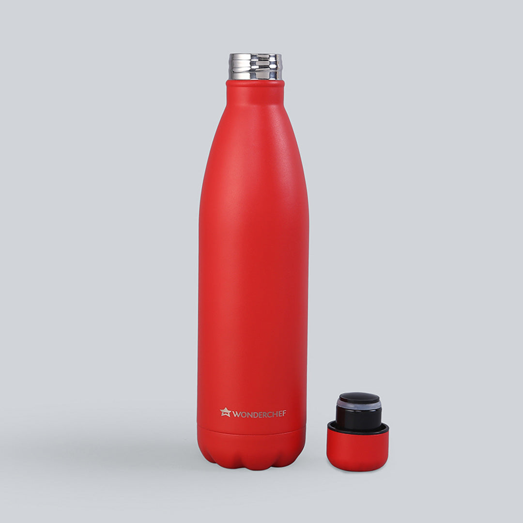 La Rouge, 750ml, Double Wall Stainless Steel, Vacuum Insulated, Hot And Cold Flask