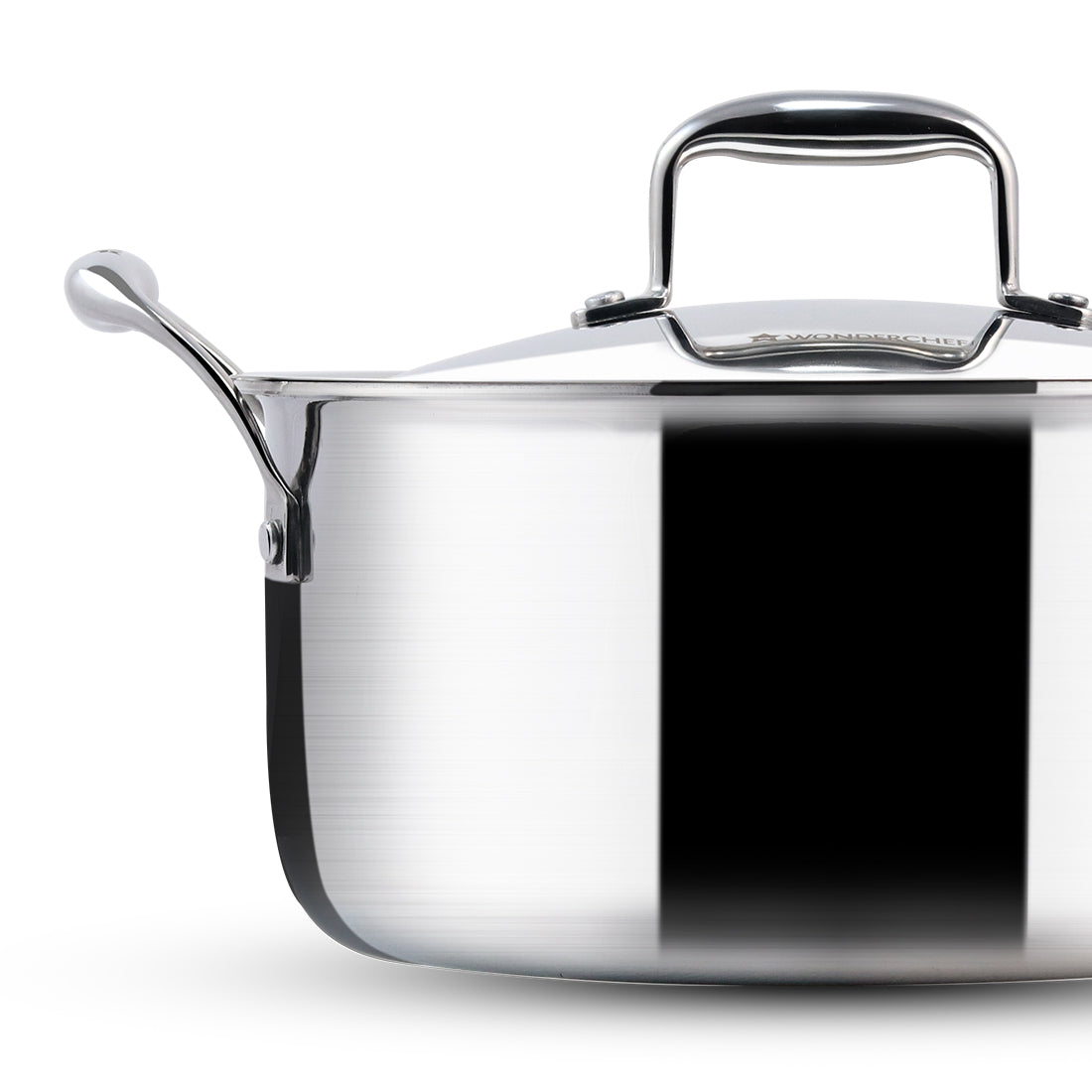 Power Triply Casserole with SS Lid 20 cm, 3L, 304 Stainless Steel lid