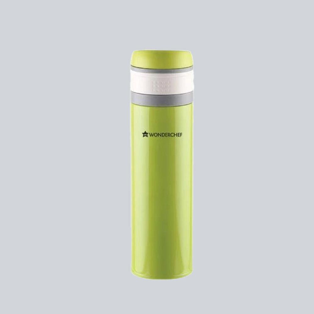 Uni-Bot, 500ml, Apple Green, Double Wall Stainless Steel Vacuum Insulated Hot and Cold Flask, Ultra Light, Spill and Leak Proof, 2 Years Warranty