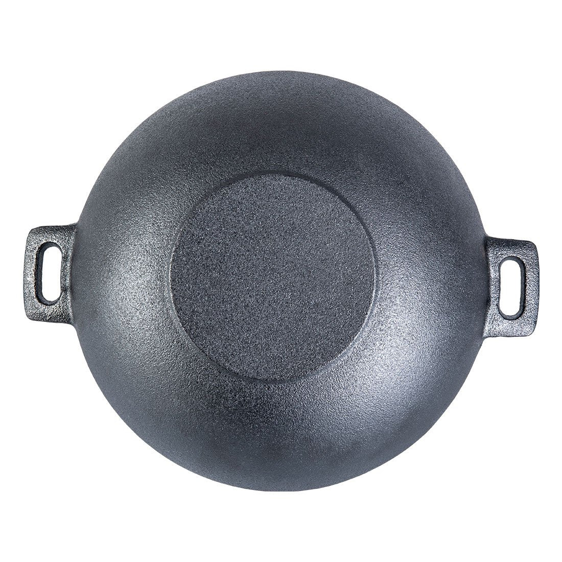 Forza Cast-iron Kadhai, 24cm and Forza Cast-iron Casserole With Lid, 25cm