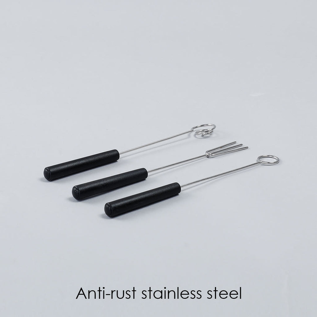 Ambrosia Stainless Steel Dipping Forks Set - 3Pc