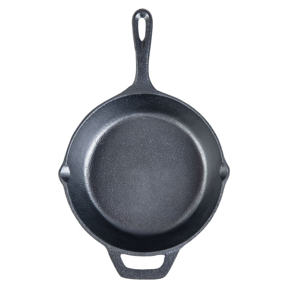 Forza Cast-Iron Fry Pan, Pre-Seasoned Cookware, Induction Friendly, 24cm, 3.8mm and Forza Cast-Iron Grill Pan, Pre-Seasoned Cookware, Induction Friendly, 26cm, 3.8mm