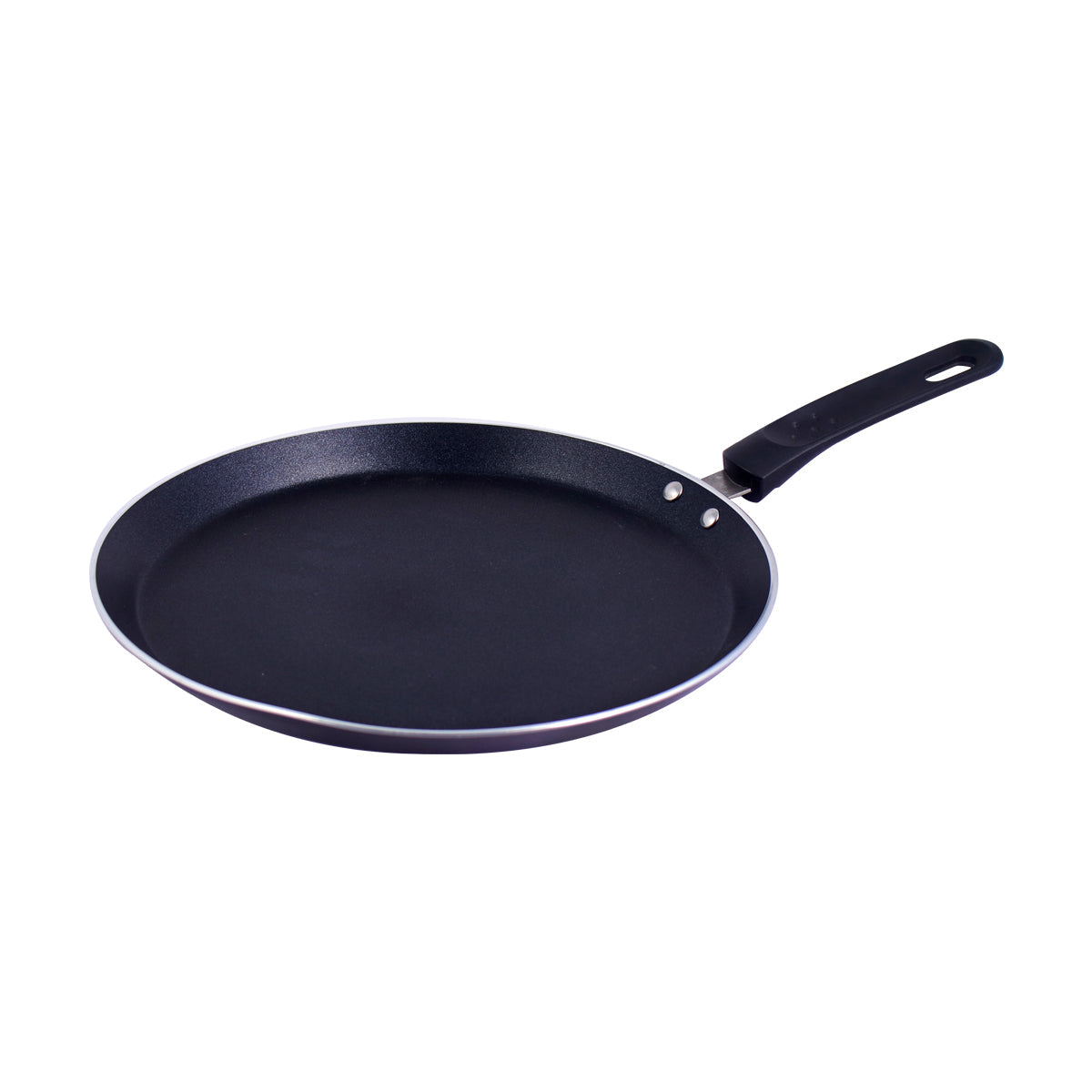 Ultra Non-stick Dosa Tawa, Soft Touch Handle, Pure Grade Aluminium, 28cm, 2.7mm, 2 Years Warranty, Black