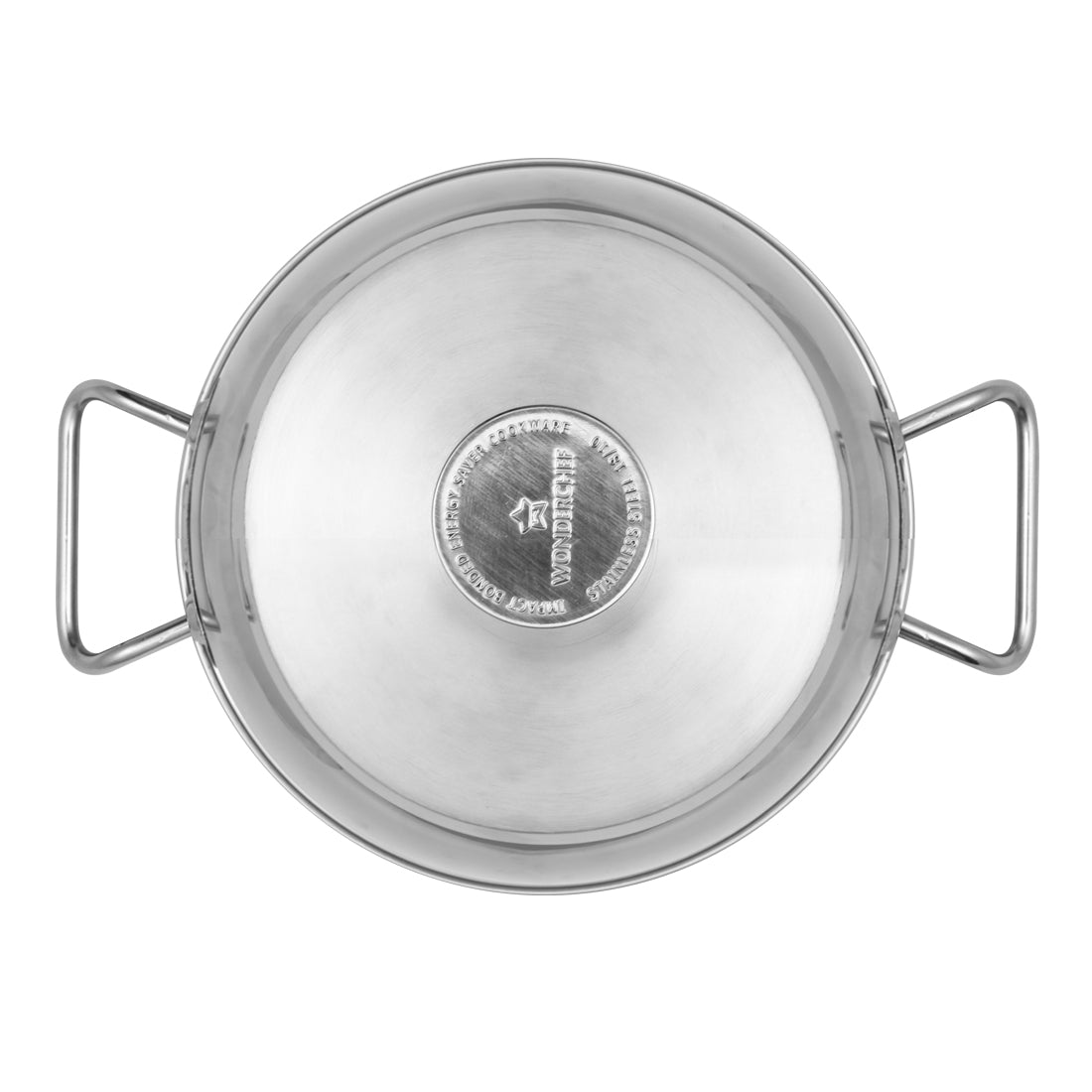 Stanton Impact Bottom Stainless Steel Kadhai with SS Lid - 20 cm,1.5L, 2.6 mm