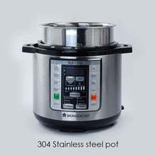 गैलरी व्यूवर में इमेज लोड करें, Nutri-Pot Electric Pressure Cooker with 304 Stainless Steel pot, 6L