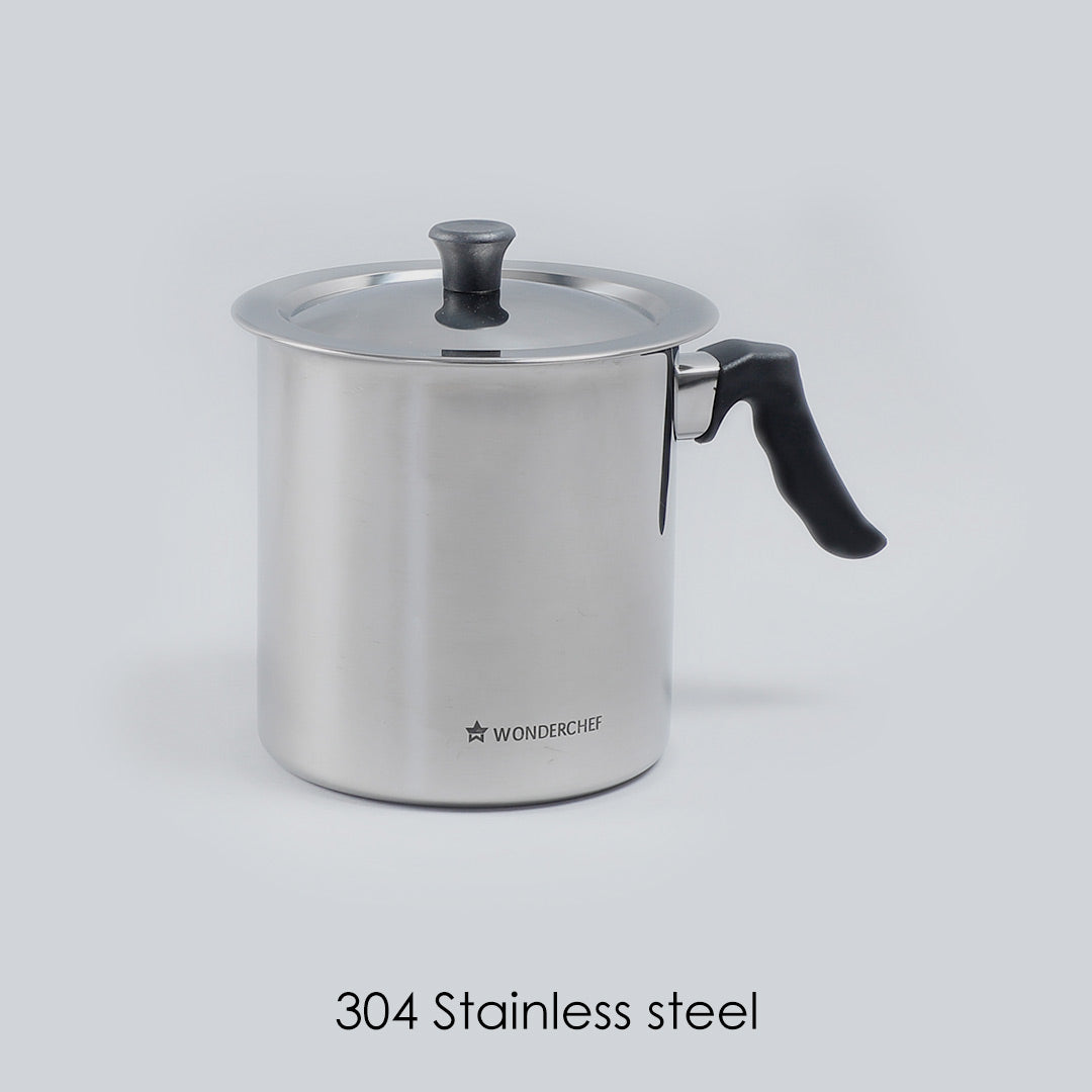 Stainless Steel Milk Boiler with Whistle- 2L