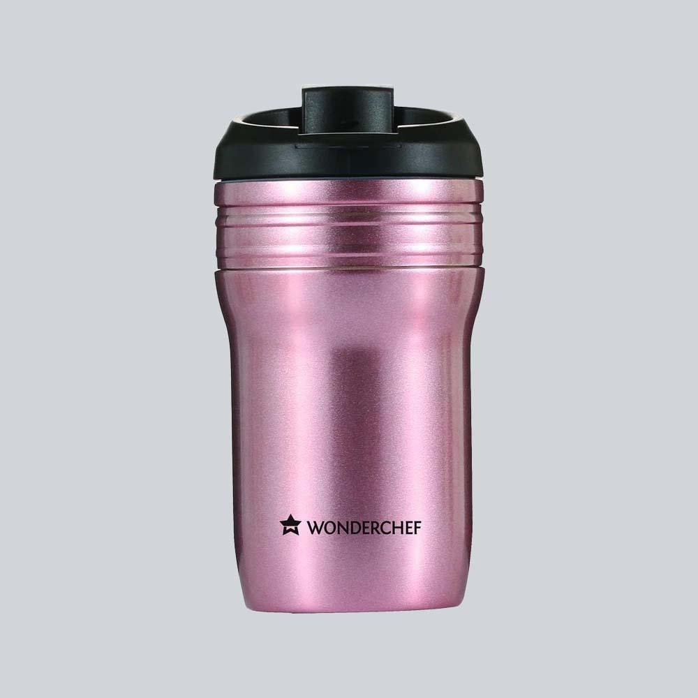 Stainless Steel Hot and Cold Coffee Mug 350Ml, Rose Champagne