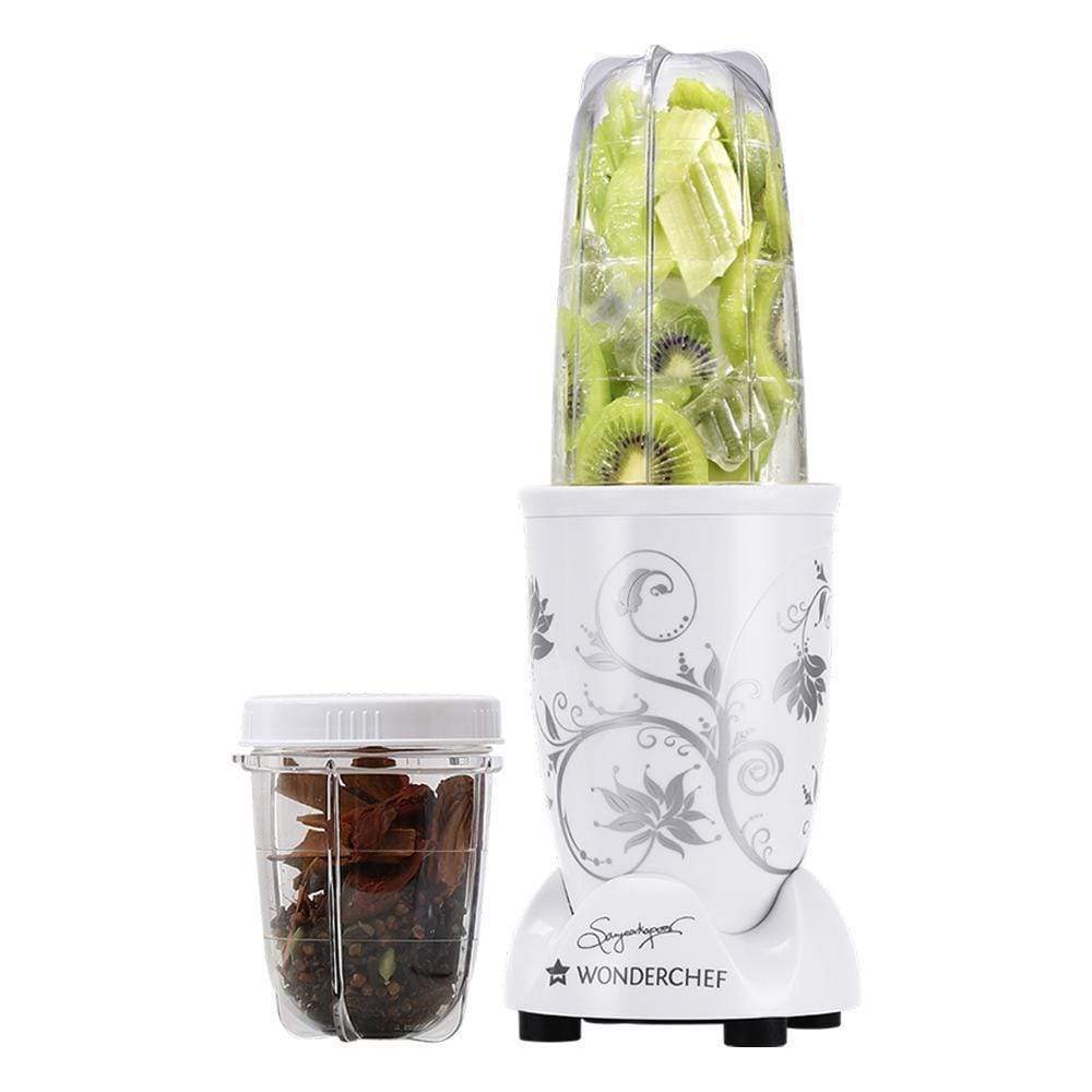 Wonderchef Nutri-Blend White With Free Serving Glass Set-Appliances