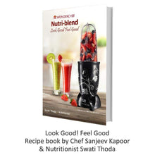 गैलरी व्यूवर में इमेज लोड करें, Wonderchef Nutri-Blend White With Free Serving Glass Set-Appliances