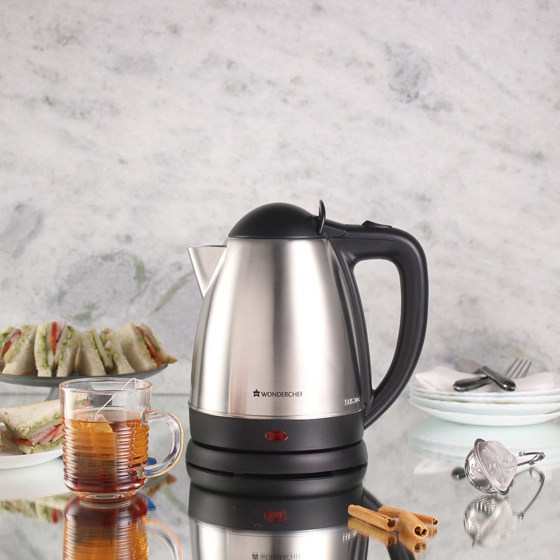 Wonderchef Prato Electric Kettle 1.5L - Wonderchef