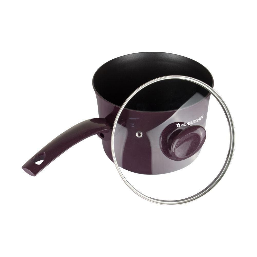 Wonderchef Everest 16Cm Sauce Pan With Lid - 1.75L-Cookware