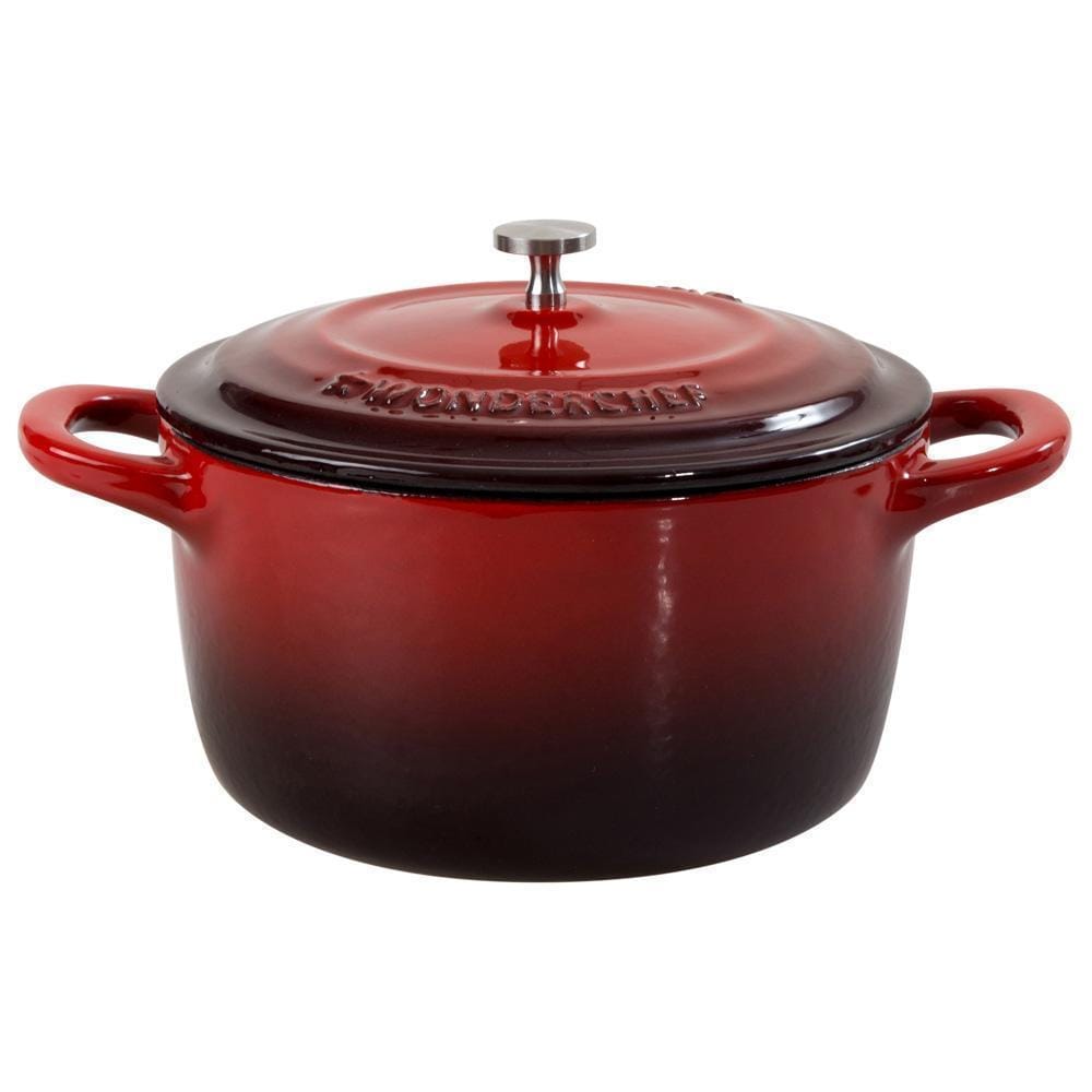 wonderchef-ferro-cast-iron-14cm-casserole-with-lid-0-8l-red