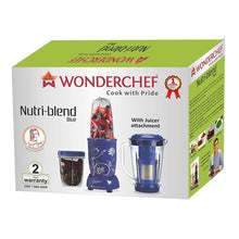 गैलरी व्यूवर में इमेज लोड करें, Wonderchef Nutri-Blend With Juicer Attachment (Blue)-Appliances