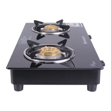 Load image into Gallery viewer, Wonderchef Ruby Black 2 Burner Glass Cooktop - Wonderchef