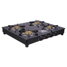 Load image into Gallery viewer, Wonderchef Ruby Black 4 Burner Glass Cooktop - Wonderchef