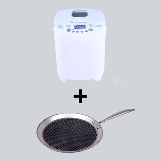 Regalia Plus Atta Kneader & Bread Maker and Stanton Non-stick Dosa Tawa 30cm - 3 Ply