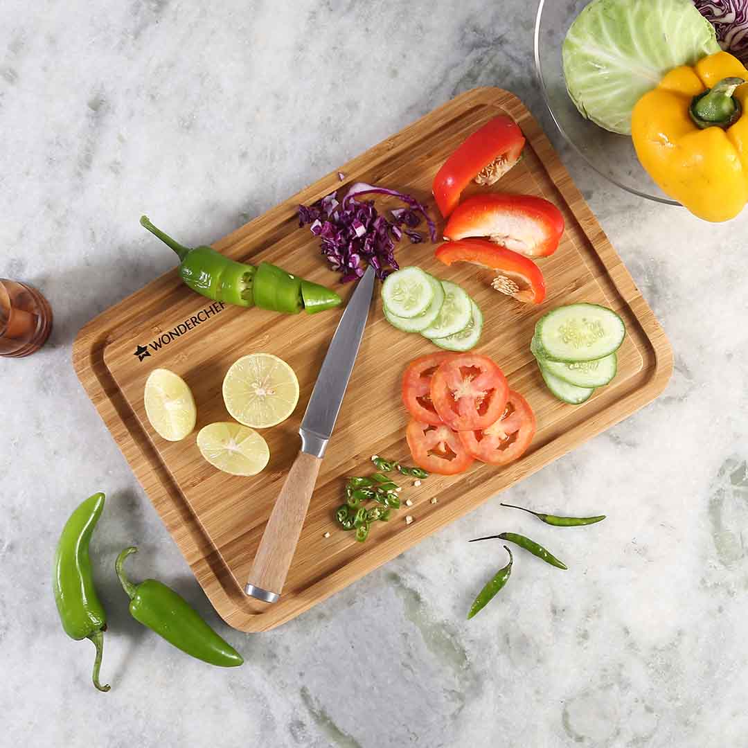 Razor Chopping Board, All Natural Bamboo, Oder and Bacteria resistant