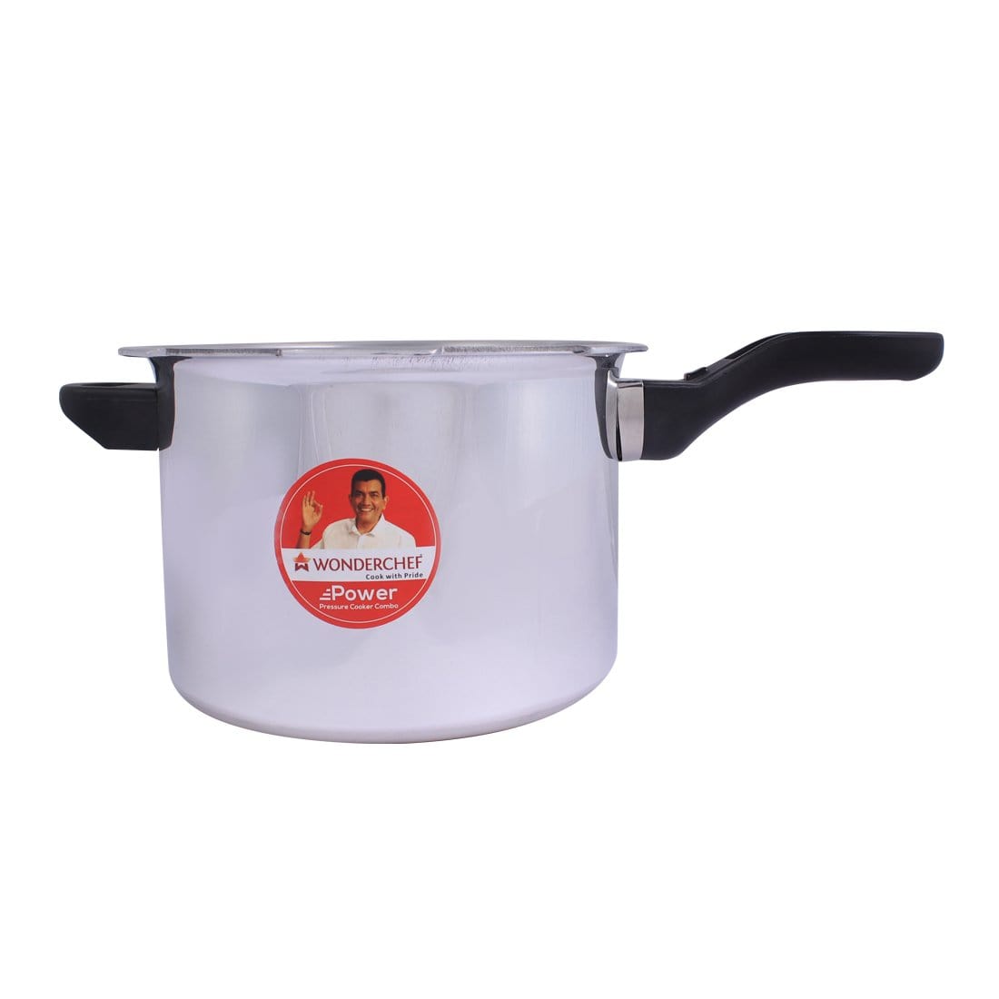 Wonderchef Power Outer Lid Pressure Cooker 5L (Silver) - Wonderchef