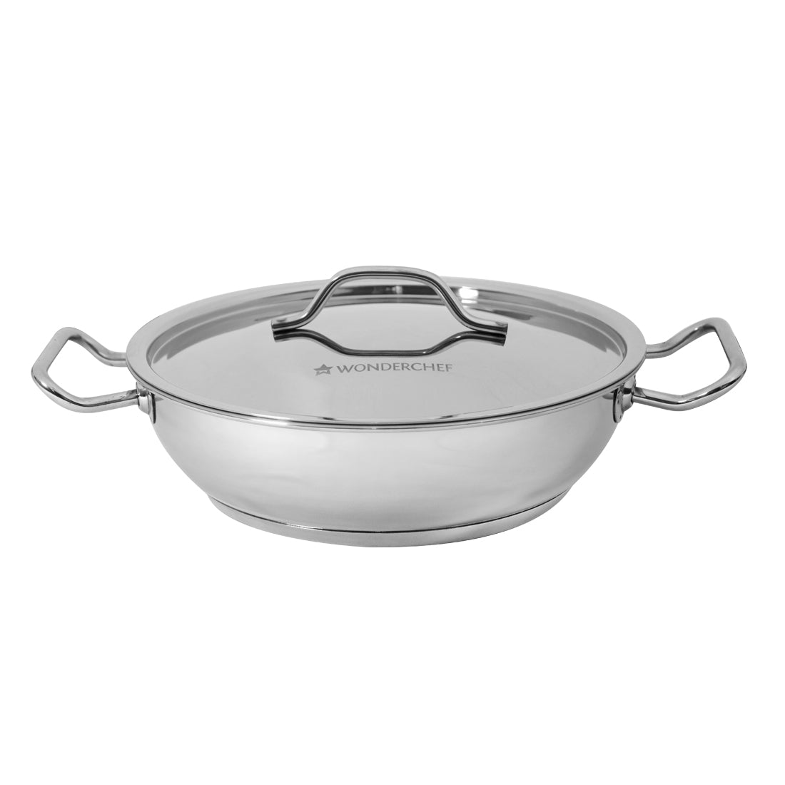 Stanton Impact Bottom Stainless Steel Kadhai with SS Lid - 20 cm,1.5L, 2.6 mm