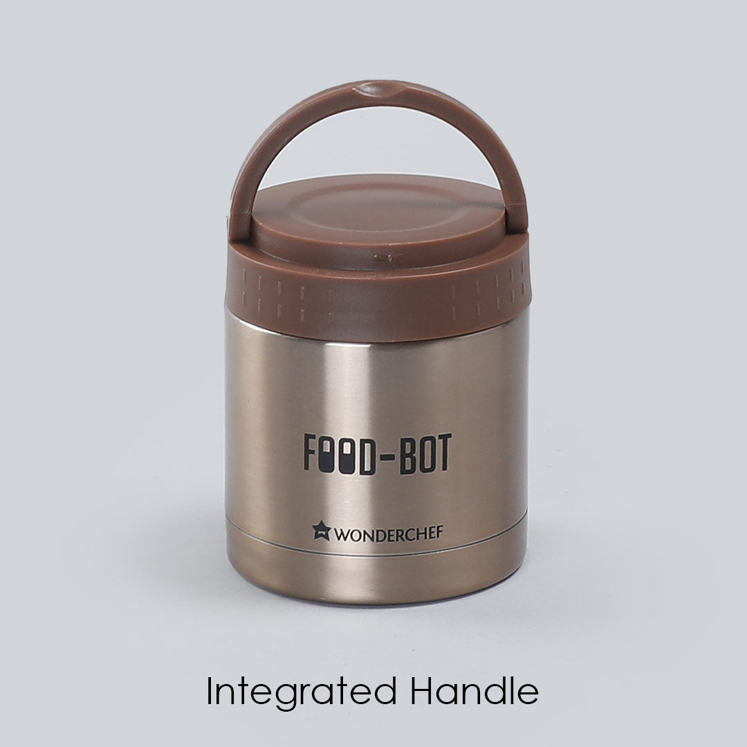 Food Bot, 300ml, Stainless Steel Vacuum Insulated, Spill & Leak Proof