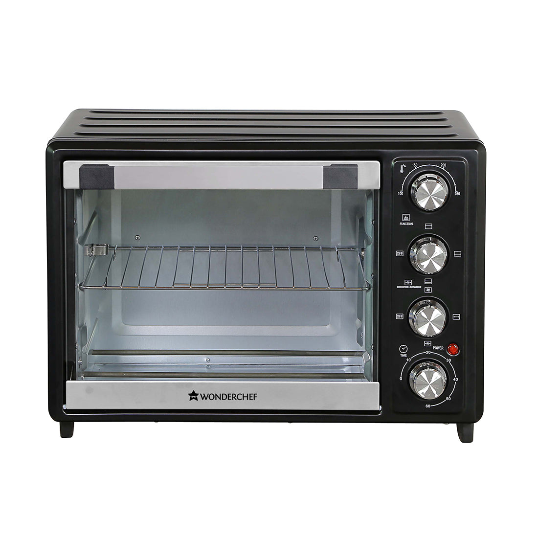 Oven Toaster Griller (OTG) 32 Litres, Stainless Steel With Rotisserie, Auto Power-Off with Bell, Heat Resistant Glass Window